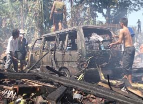Dua Rumah dan Mobil Carry Dilalap si Jago Merah