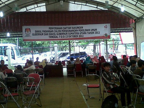 KPUD Sumut Verifikasi Berkas 2 Cagub Jalur Independen