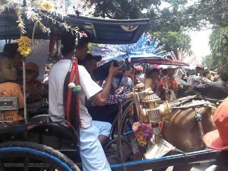 Delman Hias Ikut Ramaikan Pelantikan Jokowi-Ahok