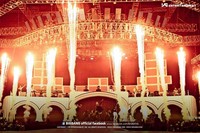 Kembang api pun menghiasi aksi memukau Bigbang di Jakarta. (dok. YG Entertainment)