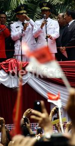 Usai Dilantik, Jokowi-Ahok Temui Warga Jakarta