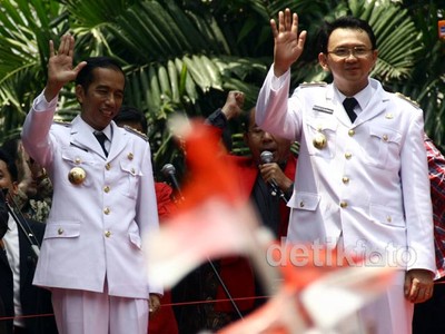 Usai Dilantik, Jokowi-Ahok Temui Warga Jakarta