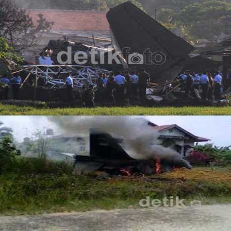5 Kecelakaan Pesawat TNI AU