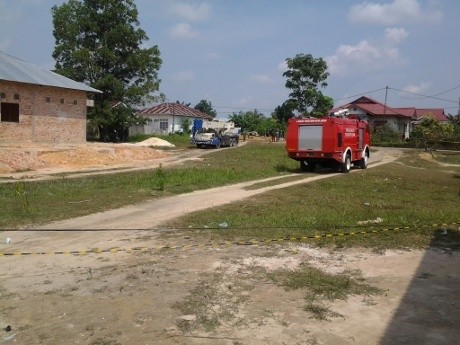 Evakuasi Selesai, Bangkai Hawk 200 Diangkut ke Lanud Pekanbaru