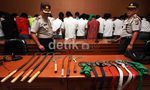 Bawa Senjata Tajam, Puluhan Pelajar Diamankan