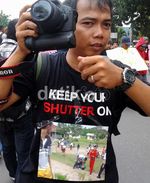 Protes Kekerasan TNI AU, Wartawan Pekanbaru Demo