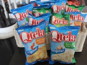 Kriuk Renyah Qtela Kerupuk Udang dan Kerupuk Keriting