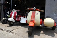 Vespa yang dibuat mini ini dibandrol harga Rp 10 juta.