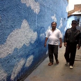 Terasa Menembus Langit dan Awan di Kampung Langitan