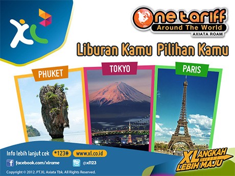 Mainkan Gamesnya dan Dapatkan Liburan Gratis Phuket, Paris atau Tokyo