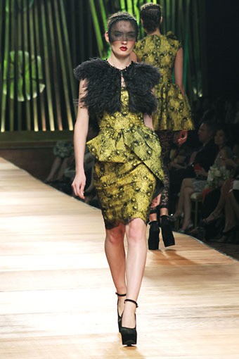 Sebastian Gunawan Collection 2013 Club Dahlia at Grand Ballroom Hotel Mulia. Senayan. Jakarta. [Foto: Mohammad Abduh/Wolipop]