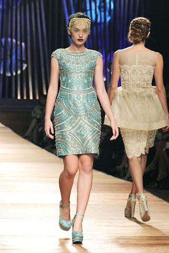 Sebastian Gunawan Collection 2013 Club Dahlia at Grand Ballroom Hotel Mulia. Senayan. Jakarta. [Foto: Mohammad Abduh/Wolipop]