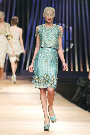 Sebastian Gunawan Collection 2013 Club Dahlia at Grand Ballroom Hotel Mulia. Senayan. Jakarta. [Foto: Mohammad Abduh/Wolipop]