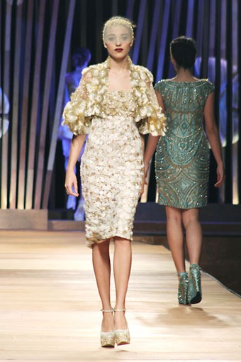 Sebastian Gunawan Collection 2013 Club Dahlia at Grand Ballroom Hotel Mulia. Senayan. Jakarta. [Foto: Mohammad Abduh/Wolipop]
