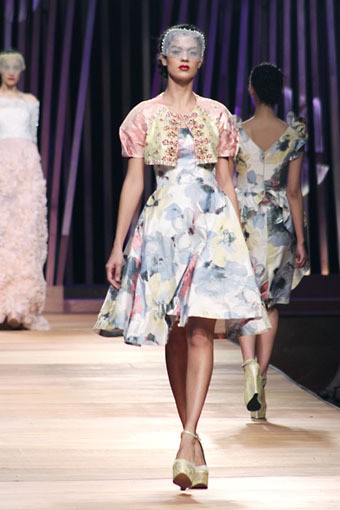 Sebastian Gunawan Collection 2013 Club Dahlia at Grand Ballroom Hotel Mulia. Senayan. Jakarta. [Foto: Mohammad Abduh/Wolipop]