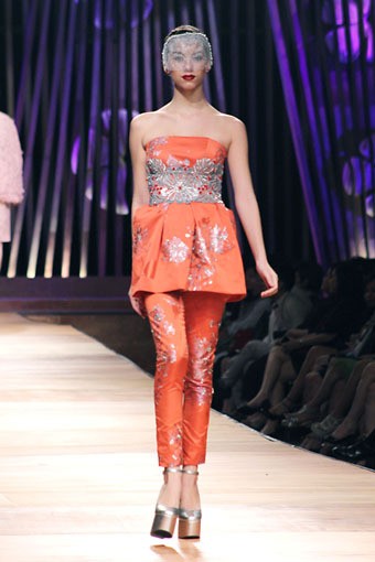 Sebastian Gunawan Collection 2013 Club Dahlia at Grand Ballroom Hotel Mulia. Senayan. Jakarta. [Foto: Mohammad Abduh/Wolipop]