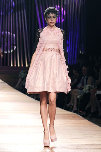 Sebastian Gunawan Collection 2013 Club Dahlia at Grand Ballroom Hotel Mulia. Senayan. Jakarta. [Foto: Mohammad Abduh/Wolipop]