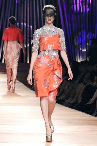 Sebastian Gunawan Collection 2013 Club Dahlia at Grand Ballroom Hotel Mulia. Senayan. Jakarta. [Foto: Mohammad Abduh/Wolipop]