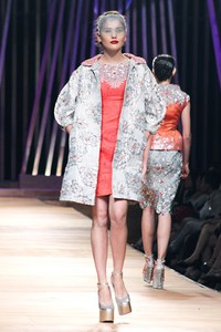 Sebastian Gunawan Collection 2013 Club Dahlia at Grand Ballroom Hotel Mulia. Senayan. Jakarta. [Foto: Mohammad Abduh/Wolipop]