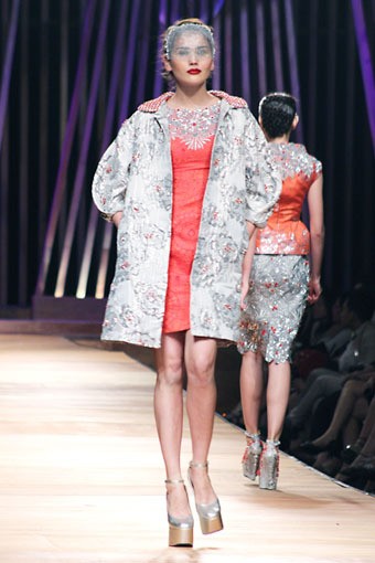 Sebastian Gunawan Collection 2013 Club Dahlia at Grand Ballroom Hotel Mulia. Senayan. Jakarta. [Foto: Mohammad Abduh/Wolipop]