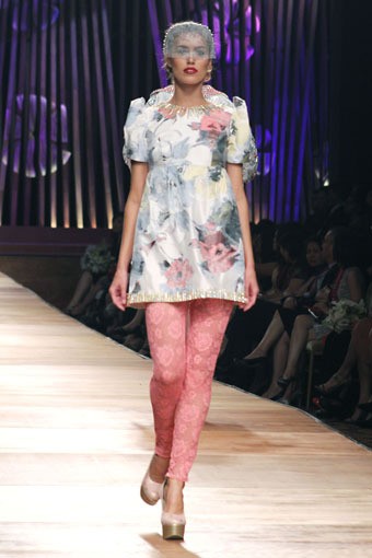 Sebastian Gunawan Collection 2013 Club Dahlia at Grand Ballroom Hotel Mulia. Senayan. Jakarta. [Foto: Mohammad Abduh/Wolipop]