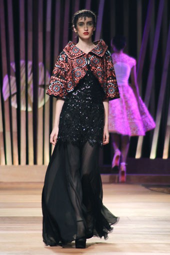 Sebastian Gunawan Collection 2013 Club Dahlia at Grand Ballroom Hotel Mulia. Senayan. Jakarta. [Foto: Mohammad Abduh/Wolipop]