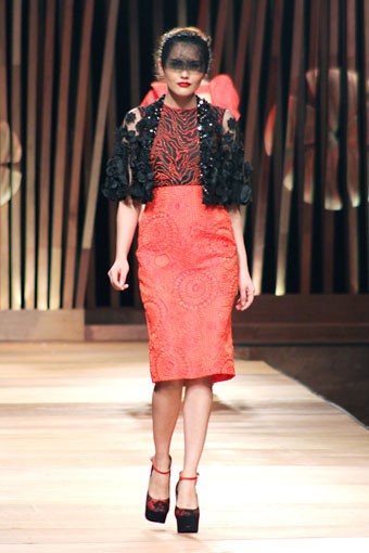 Sebastian Gunawan Collection 2013 Club Dahlia at Grand Ballroom Hotel Mulia. Senayan. Jakarta. [Foto: Mohammad Abduh/Wolipop]