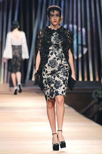 Sebastian Gunawan Collection 2013 Club Dahlia at Grand Ballroom Hotel Mulia. Senayan. Jakarta. [Foto: Mohammad Abduh/Wolipop]