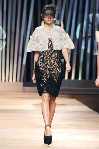 Sebastian Gunawan Collection 2013 Club Dahlia at Grand Ballroom Hotel Mulia. Senayan. Jakarta. [Foto: Mohammad Abduh/Wolipop]