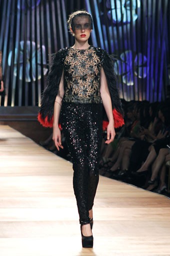 Sebastian Gunawan Collection 2013 Club Dahlia at Grand Ballroom Hotel Mulia. Senayan. Jakarta. [Foto: Mohammad Abduh/Wolipop]