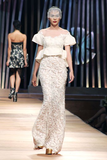 Sebastian Gunawan Collection 2013 Club Dahlia at Grand Ballroom Hotel Mulia. Senayan. Jakarta. [Foto: Mohammad Abduh/Wolipop]