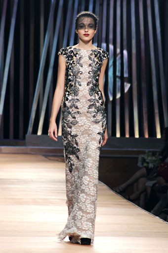 Sebastian Gunawan Collection 2013 Club Dahlia at Grand Ballroom Hotel Mulia. Senayan. Jakarta. [Foto: Mohammad Abduh/Wolipop]