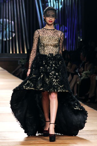 Sebastian Gunawan Collection 2013 Club Dahlia at Grand Ballroom Hotel Mulia. Senayan. Jakarta. [Foto: Mohammad Abduh/Wolipop]