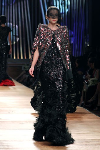 Sebastian Gunawan Collection 2013 Club Dahlia at Grand Ballroom Hotel Mulia. Senayan. Jakarta. [Foto: Mohammad Abduh/Wolipop]