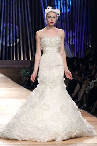 Sebastian Gunawan Collection 2013 Club Dahlia at Grand Ballroom Hotel Mulia. Senayan. Jakarta. [Foto: Mohammad Abduh/Wolipop]