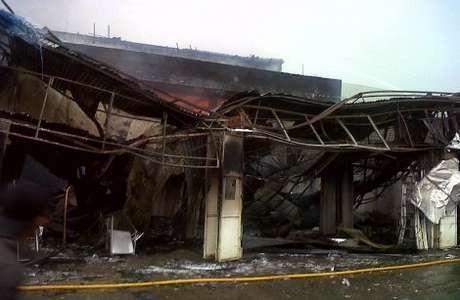 Api di Toko Mebel di Seberang Superindo Pamulang Padam