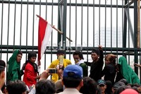 Mahasiswa dari Forum Mahasiswa Toraja meminta anggota DPR menolak RUU Kamnas.