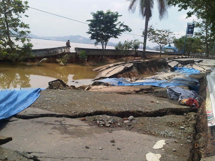 Jalan Nasional di Samarinda Amblas, Pemprov Kaltim Minta Rp 55 miliar di 2013