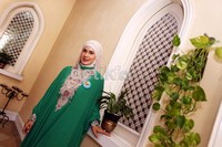 Busana muslim ala Berliana Febrianti.