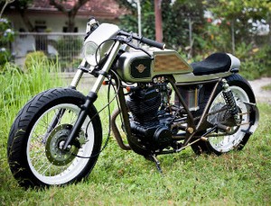 Ini Dia Binter 1983 Berparas Cafe Racer Asal Yogya