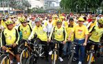 Sepeda Santai Meriahkan HUT Golkar