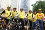 Sepeda Santai Meriahkan HUT Golkar