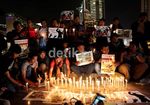 Aksi Damai Tanggapi Kekerasan ke Wartawan