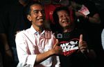 Gubernur Jokowi Nonton JakJazz 2012
