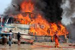 3 Kapal Terbakar di Pelabuhan Dumai