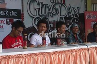 Sehari sebelum konser di Samarinda, NOAH menggelar jumpa pers pada Jumat (19/10/2012).