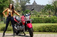 Desain motor ini terinspirasi dari desain moge Suzuki, B-King. Karena itulah tidak salah bila julukan Inazuma adalah Baby B-King.