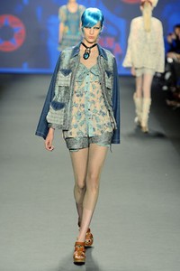 Anna Sui, Spring/Summer 2013. New York Fashion Week SS 2013. [Photo by Frazer Harrison/Getty Images for Mercedes-Benz Fashion Week]