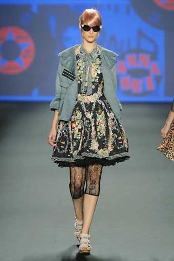 Anna Sui, Spring/Summer 2013. New York Fashion Week SS 2013. [Photo by Frazer Harrison/Getty Images for Mercedes-Benz Fashion Week]