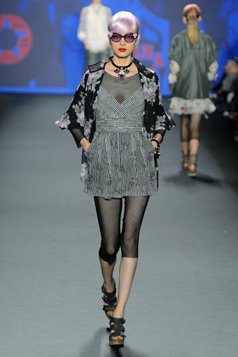 Anna Sui, Spring/Summer 2013. New York Fashion Week SS 2013. [Photo by Frazer Harrison/Getty Images for Mercedes-Benz Fashion Week]